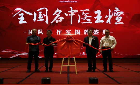 2024年6月15日，王檀中醫(yī)團(tuán)隊(duì)工作室在酒店公司舉辦揭牌儀式_副本.jpg